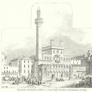 Palazzo Publico, Siena (engraving)