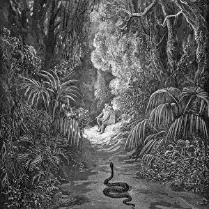 Paradise Lost, by Milton: The serpent approaches