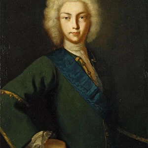 Pierre II de Russie - Portrait of the Tsar Peter II of Russia (1715-1730) par Anonymous