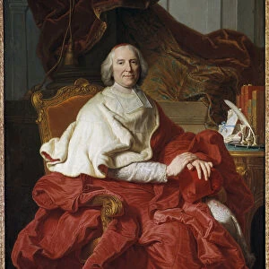 Portrait of Andre Hercule (1653-1743), Cardinal of Fleury