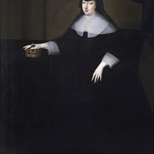 Portrait of Anne of Austria (Autriche) (1601-1666) - Anne of Austria (1601-1666