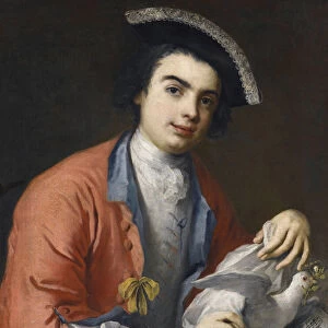 Portrait de Carlo Broschi dit Farinelli, chanteur contralto et soprano