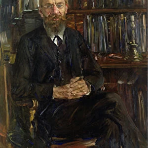 Portrait of Dr Edward Meyer (1855-1930) 1910-11 (oil on canvas)