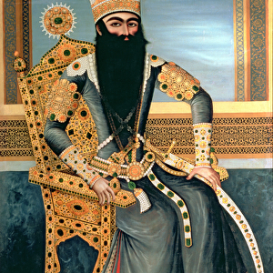 Portrait of Fath Ali Shah (1762-1834) c. 1805 (oil on canvas)