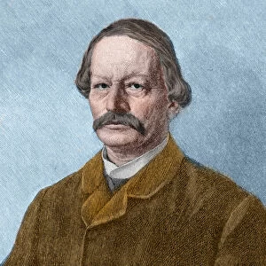 Portrait of Gustav Freytag (1816-1895), German writer