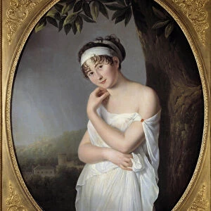 Portrait of Madame Juliette Recamier (1777-1849), nee Jeanne-Francoise Bernard Painting