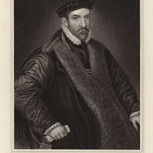 Portrait of Sir Nicholas Bacon (engraving)