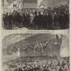 The Prince of Wales opening the Metropolitan Main-Drainage Works at Crossness (engraving)