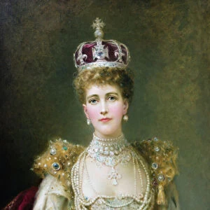 Queen Alexandra (oil on canvas)