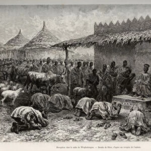 Reception at the naba Sanem, from the Mossi kingdom (or Mosse
