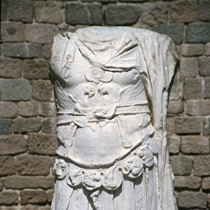 Remains of a statue of Emperor Hadrian (stone)