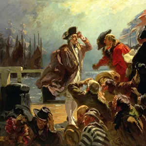The Return of Nelson, the Hero, c. 1909 (oil on canvas)
