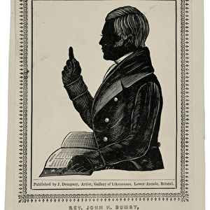 Rev. John H. Bumby, c. 1840 (wood engraving)