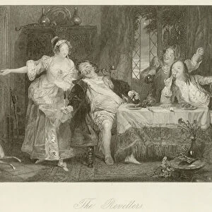 The revellers (engraving)