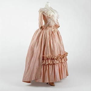 Robe a l'Anglaise, 1785-87 (silk)