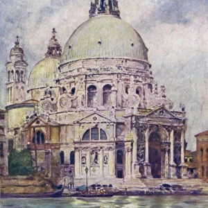Santa Maria Della Salute (colour litho)