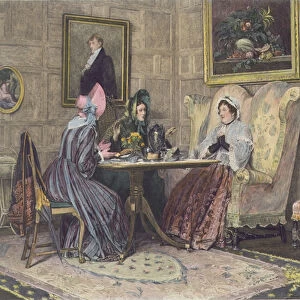 Scandal and Tea, published 1893 (aquatint)