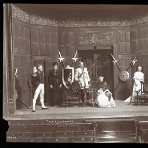 A scene from an amateur production of a play titled "The Royal Family"