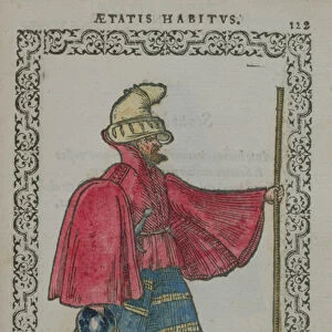 Scottish man in native costume, from Costumes du Monde, published in Antwerp