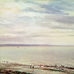 At the Seaside (oil on canvas)