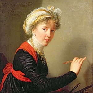 Self portrait, 1800 (oil on canvas)