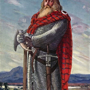 Sir William Wallace, 1270-1305 (colour litho)