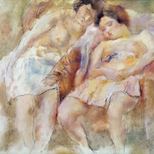 The Two Sleepers (oil on canvas)