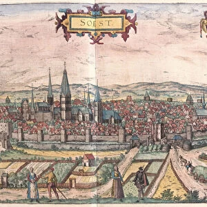 Soest, Germany (engraving, 1588)