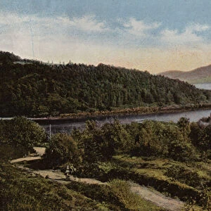 Southern Ireland: River Blackwater at Kenmare, County Kerry (coloured photo)
