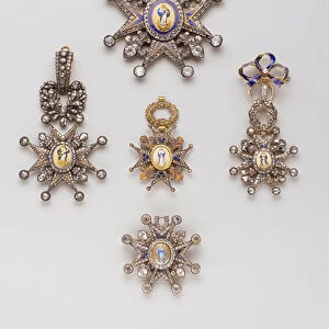 Spain - Order of Charles III - Top: Necklace pendant, End of XVIII century