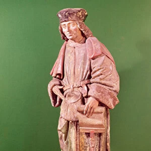 St. Yves de Treguier (1253-1303), from the Church of St. Martin, Amiens (wood)