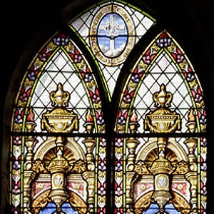 Stained glass of the choir, Bertrand Bardenhewer, 1907