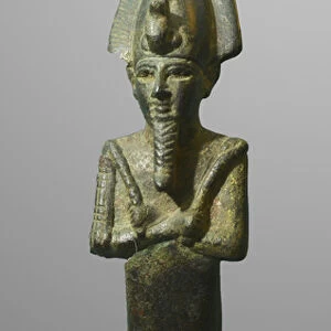 Statue of Osiris the Egyptian god of the afterlife, the underworld, and the dead