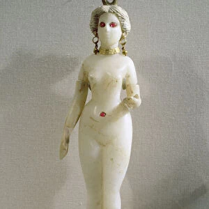 Statuette of a female nude, known also as the great Babylonian goddess Ishtar