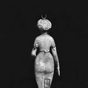 Statuette of a nude female, back view, 3rd-2nd century BC (alabaster
