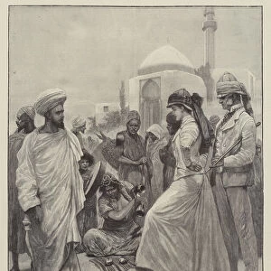 A Street Conjurer in Algiers (engraving)