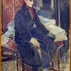 Study for the portrait in foot by Raymond Radiguet (1903-1923)