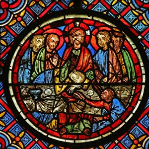 The Last supper (stained glass)