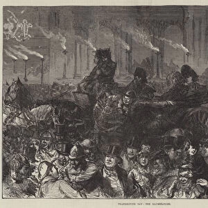 Thanksgiving Day, the Illuminations (engraving)