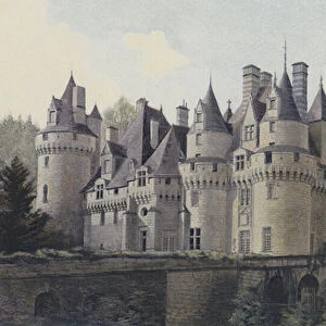 Usse, Chateau, Ensemble N E (colour photo)