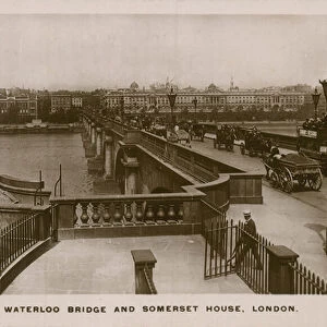 Waterloo Bridge and Somerset House, London (photo)