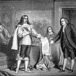 William Penn receives the Charter of Pennsylvania from Charles II of England in 1681