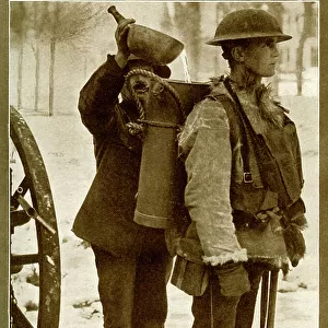 World War I - British Soldier with Soup Container