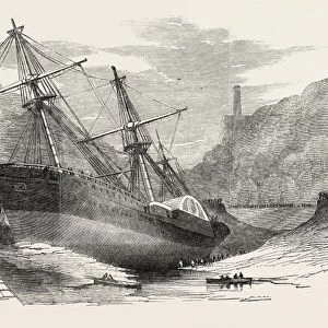 Accident to the Steamship demerara, on her Passage down the River Avon, Uk