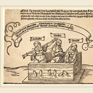 Albrecht Durer (German, 1471-1528), Justice, Truth and Reason in the Stocks with