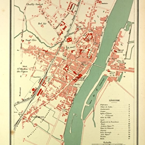 Map of Macon, France