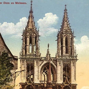 Meissen Cathedral 1912 MeiBen Dom Germany