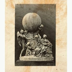 Model of a statue dedicated to French balloonists, Joseph and Etienne Montgolfier