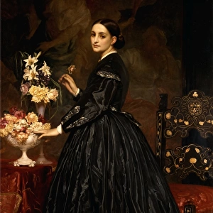 Mrs. James Guthrie [Possible monogrammed signature lower right on top of chair leg]