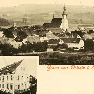 Multiview postcards Cafe Saxony Bakeries